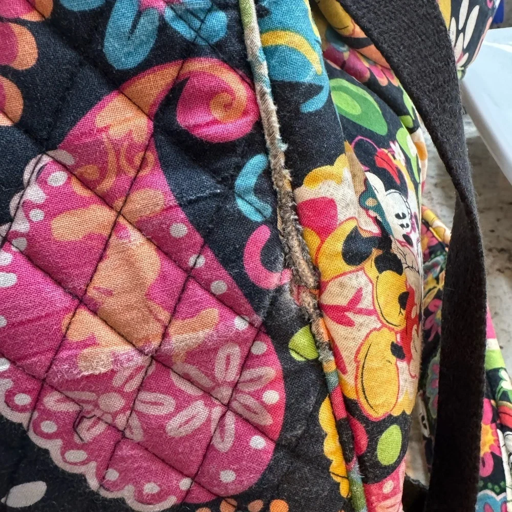 Vera Bradley Disney Parks Midnight with Mickey Quilted Backpack Retired Rare